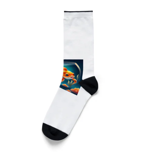 金魚鉢の金魚 Socks