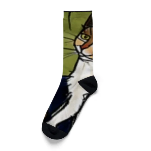 それでは姿勢を正して、いただきます！ Socks