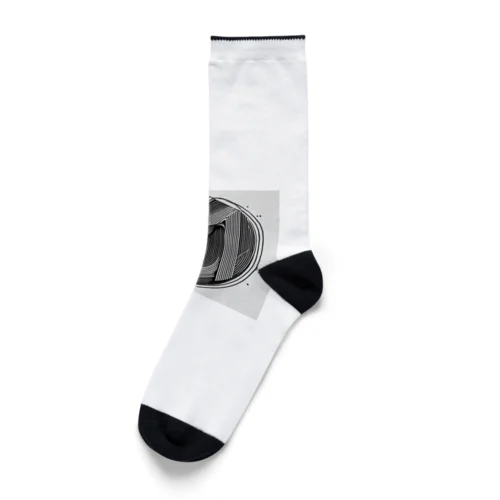 シンプルなスタイルのD Socks