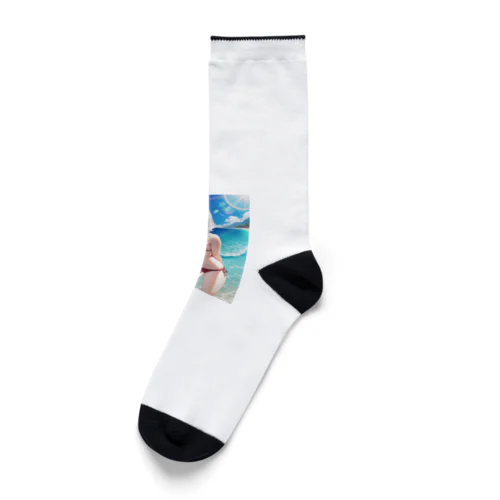 緋莉　水着 Socks