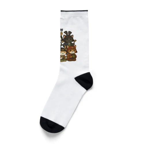 利休七哲 Socks