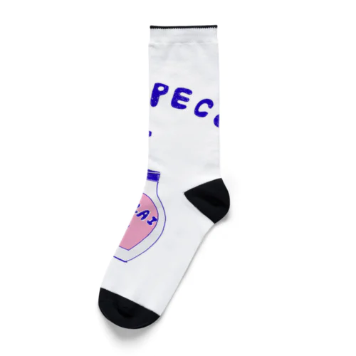 ユーモアデザイン「ぺこぺこ」 Socks