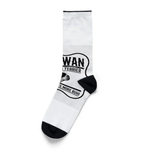 baruwanのぶひエンブレム Socks