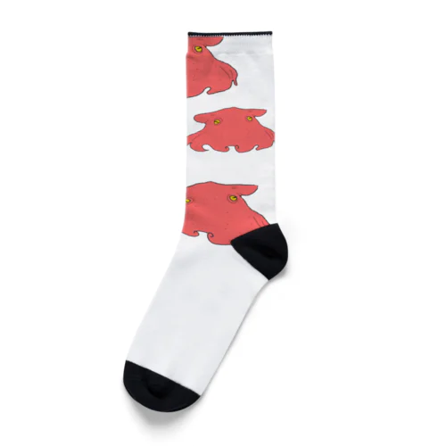 メンダコゆらゆらリアルTシャツ Socks