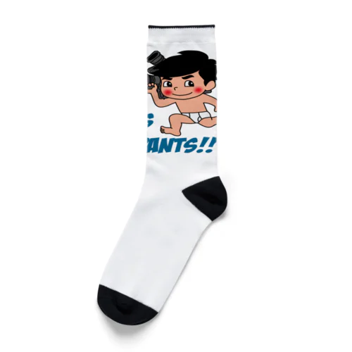 パンツ一丁くん 改(忘れさ去られたネタシリーズ！) Socks