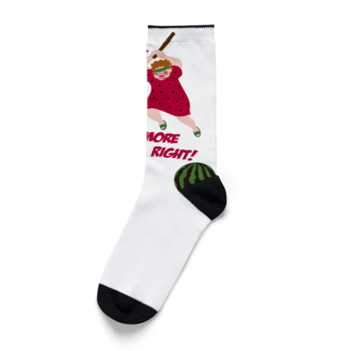 おとんVSおかんスイカ割りVr Socks