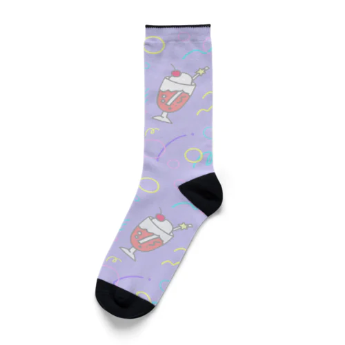 3色クリームソーダ Socks