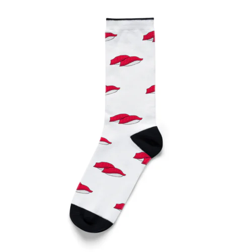 マグロの握りで頭がいっぱいの日に Socks