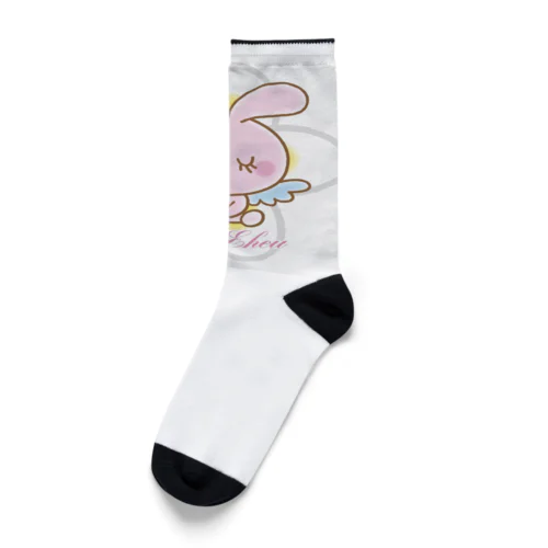 天使のうさぎハピバニちゃん Socks