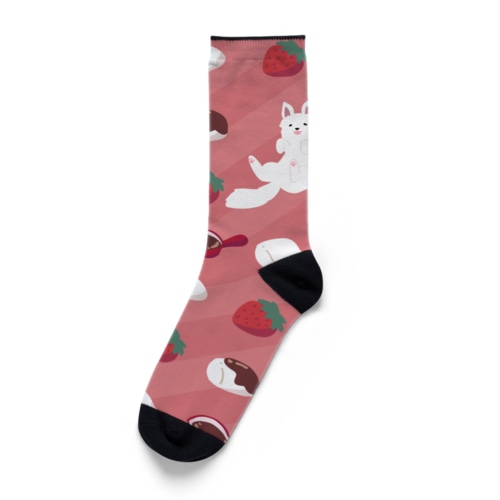 ホワイトシェパード×チョコ Socks