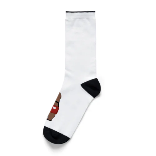 D.daddy（red／heart） Socks