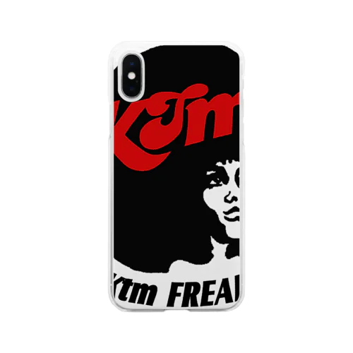 ＦＵＮＫＹアフロ Soft Clear Smartphone Case