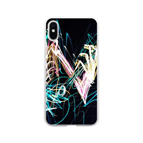 nice crazy punk Soft Clear Smartphone Case