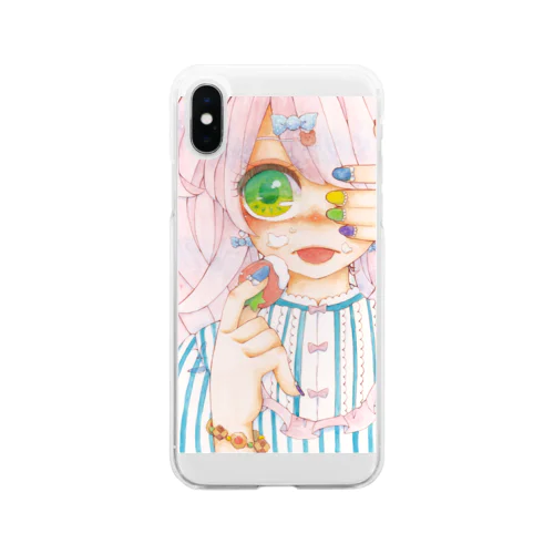 おやつの時間 Soft Clear Smartphone Case