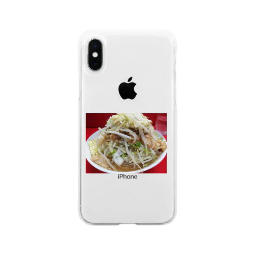 ラーメン Soft Clear Smartphone Case