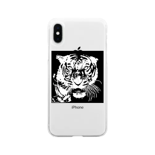 ブルース・リー先生 お気に入りの寅 🐯 Soft Clear Smartphone Case