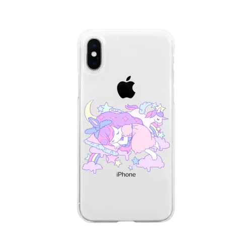 ゆめかわガール Soft Clear Smartphone Case