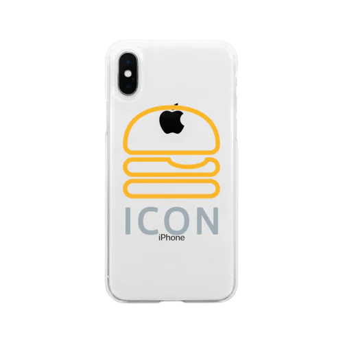 ICONロゴ ソフトクリアスマホケース