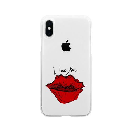 lip ily Soft Clear Smartphone Case