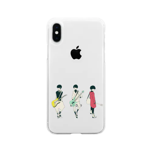 ギター&ベース男子 Soft Clear Smartphone Case