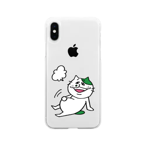 TOSANEKO 満腹 Soft Clear Smartphone Case