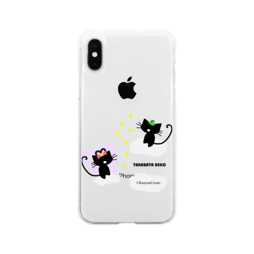 七夕猫 Soft Clear Smartphone Case