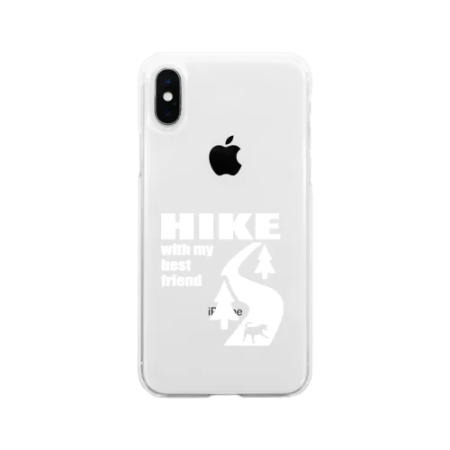 HIKE白 Soft Clear Smartphone Case