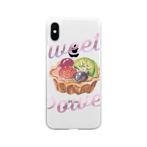 スウィーツパワー! Sweets Power9 フルーツタルト Soft Clear Smartphone Case