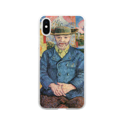 ゴッホ / 1888 /Père Tanguy / Vincent van Gogh Soft Clear Smartphone Case