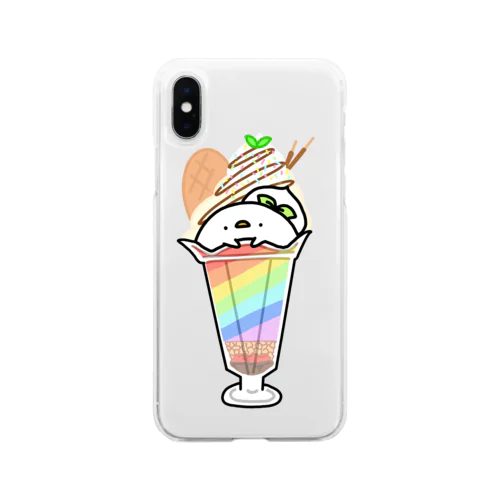 シフォン〜なないろサンデーVer.〜 Soft Clear Smartphone Case