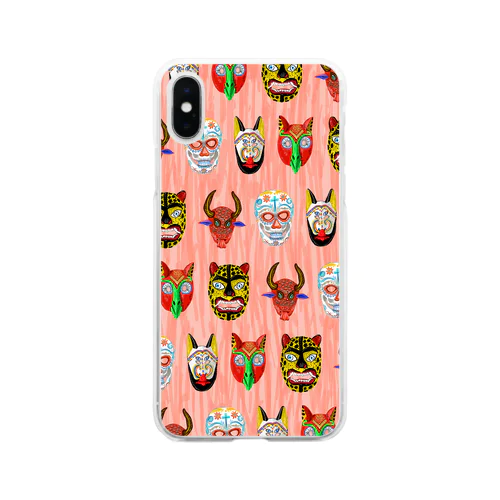 MEXICAN MASKS Soft Clear Smartphone Case