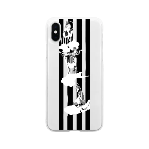 雲中供養菩薩 Soft Clear Smartphone Case