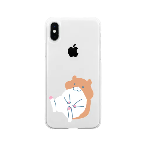 ぽてっとゆるかわハムスター Soft Clear Smartphone Case