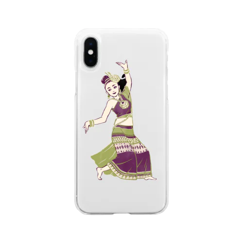 【タイの人々】伝統舞踊のダンサー Soft Clear Smartphone Case