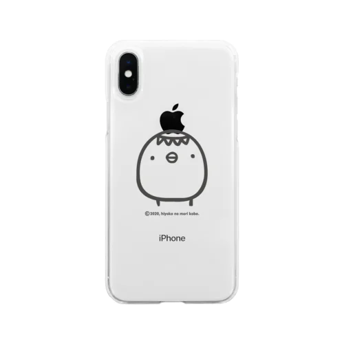 かぺ（淡色用） Soft Clear Smartphone Case