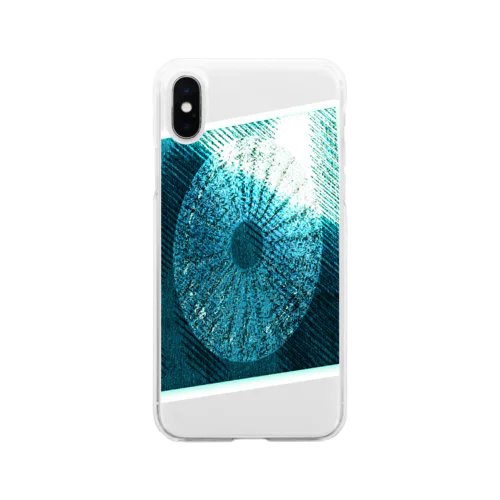 古代パイナップル Soft Clear Smartphone Case