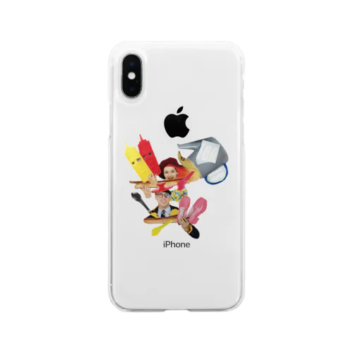 Strong Wife & Husband（Soulmates） Soft Clear Smartphone Case