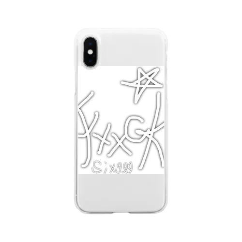 Fxxck*six999 Soft Clear Smartphone Case