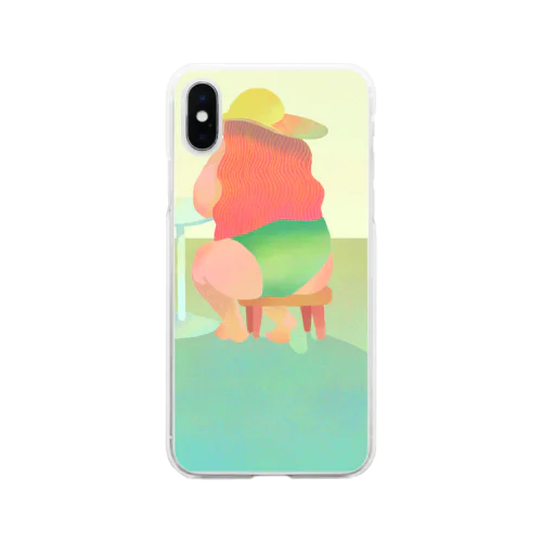 ゆたかなぷーるらいふ Soft Clear Smartphone Case