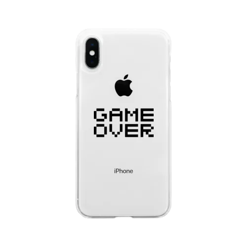 GAME OVER  Soft Clear Smartphone Case
