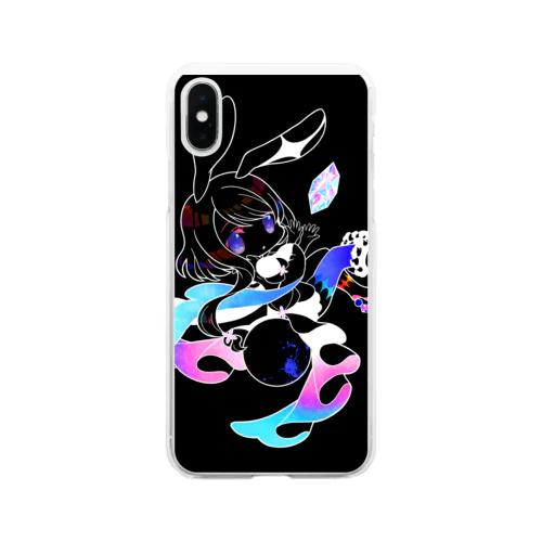 蛍光兎 Soft Clear Smartphone Case