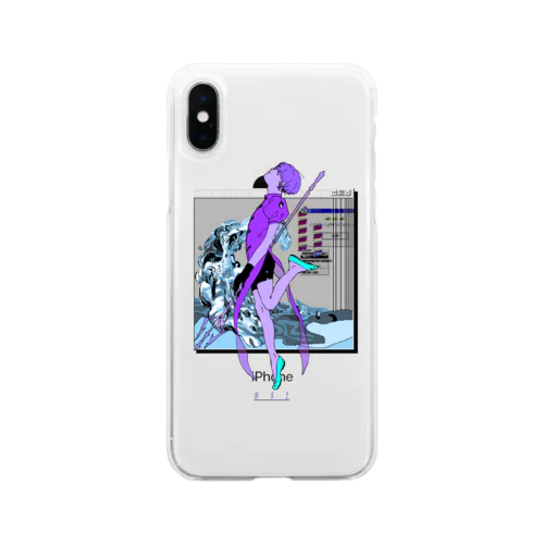 小林牧場くん Soft Clear Smartphone Case