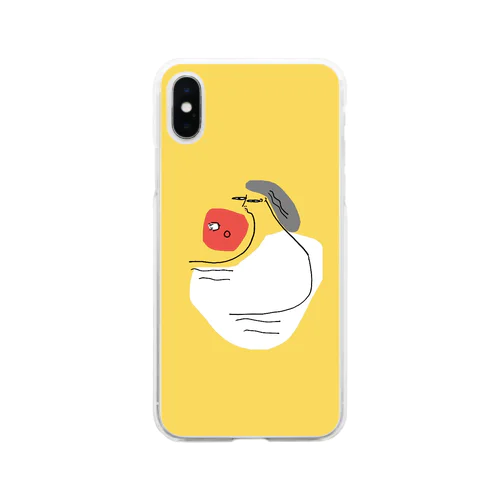 ひとととり Soft Clear Smartphone Case