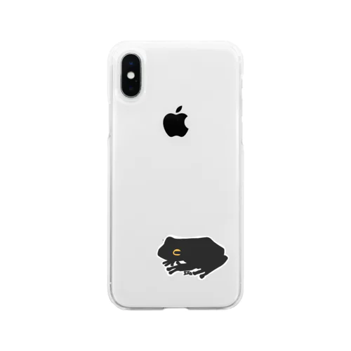 かえるくん Soft Clear Smartphone Case