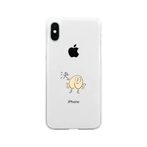 オケツちゃん Soft Clear Smartphone Case