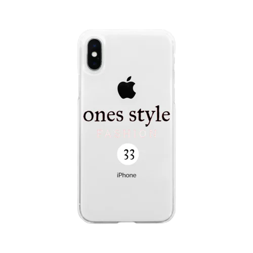 onesstyle33 ソフトクリアスマホケース