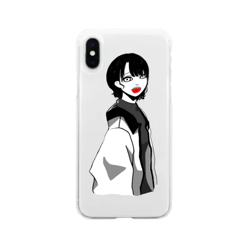 べー！ Soft Clear Smartphone Case