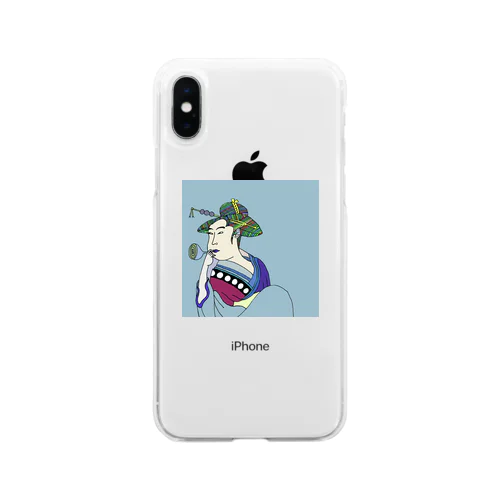 Mrs. Earth 『お空耳さん』 Soft Clear Smartphone Case