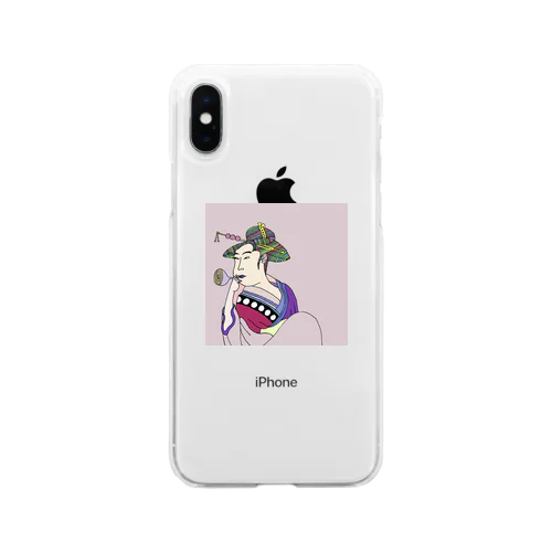 Mrs. Earth 『お胡椒さん』 Soft Clear Smartphone Case