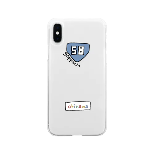 ごっぱち Soft Clear Smartphone Case